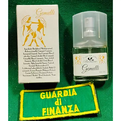Photo de l’avis officiel: Arcobaleno parfumes Gemelli — risque: Risque chimique