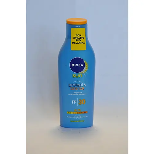 Photo de l’avis officiel: Nivea Sun protect &amp; bronze Lait de protection solaire — risque: Risque chimique