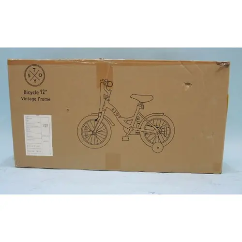 Foto do aviso oficial: Stoy Vintage Navy Blue Bicycle 12 Bicicleta para crianças — risco: Ferimentos