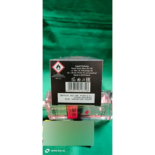 Photo de l’avis officiel: LAZELL® parfums Camellia Flamenco for you — risque: Risque chimique