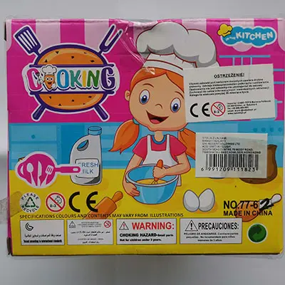 Photo de l’avis officiel: Cooking Ensemble de jouets en plastique — risque: Risque chimique