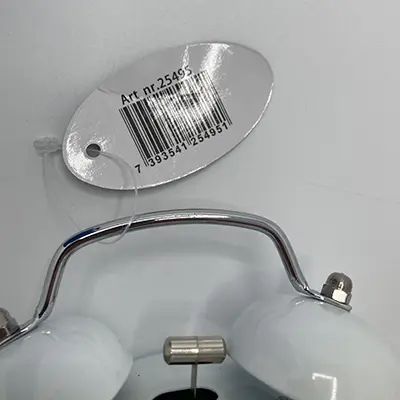 Photo from the official notice: CLOCK Twin bell alarm clock — environment risk
