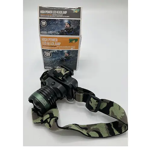 Photo de l’avis officiel: Neverstop High Power LED Headlamp Lampe frontale — risque: Risque chimique & Environnement