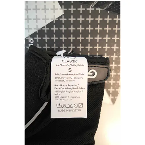 Foto dell’avviso ufficiale: GES "RIDE AHEAD" Guante "Classic" T-S Negro Guanti da bicicletta — rischio: Rischio chimico
