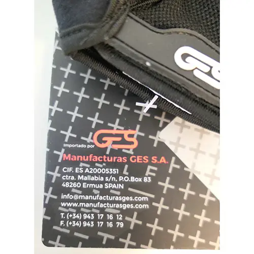Foto dell’avviso ufficiale: GES "RIDE AHEAD" Guante "Classic" T-S Negro Guanti da bicicletta — rischio: Rischio chimico