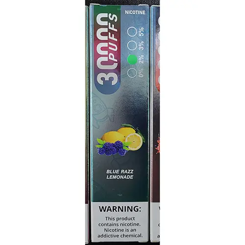 Photo de l’avis officiel: RAHdM TORNADO 30000 Cigarette électronique jetable — risque: Risque chimique (SR/00511/25)