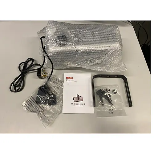Photo de l’avis officiel: Antari Fog Machine Machine à brouillard — risque: Choc électrique