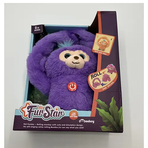 Foto do aviso oficial: Hot Furstar Rolling Monkey Boneco de macaco elétrico — risco: Ambiente