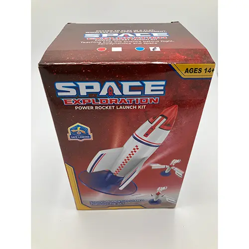 Foto do aviso oficial: Space Exploration Power Rocket Launch Kit Espaçonaves-brinquedo — risco: Ambiente