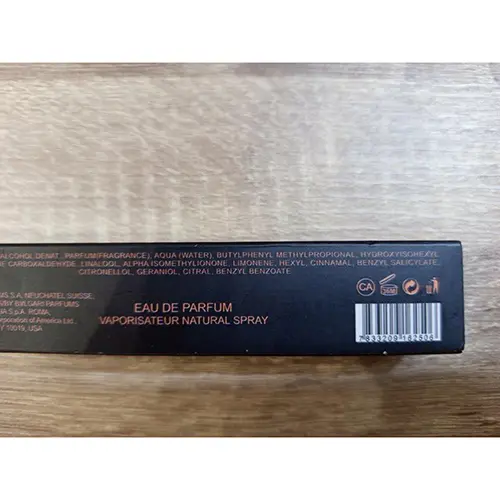 Photo de l’avis officiel: Bvlgari MAN IN BLACK Parfum — risque: Risque chimique