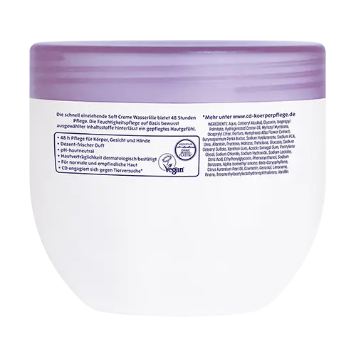Photo de l’avis officiel: CD Softcreme Wasserlilie Crème pour la peau — risque: Risque microbiologique