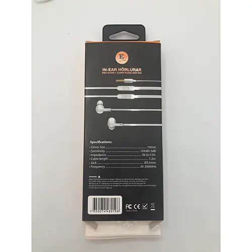 Foto dell’avviso ufficiale: FL In-ear hörlurar Cuffie — rischio: Ambiente