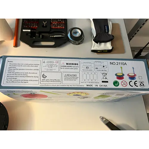 Foto dell’avviso ufficiale: Nbnuobiqi Sunflower pottery machine Kit di vasellame giocattolo — rischio: Ambiente