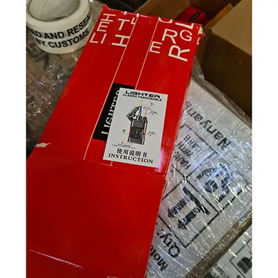 Photo from the official notice: Lighter classic fashionable novelty lighter — burns & fire risk