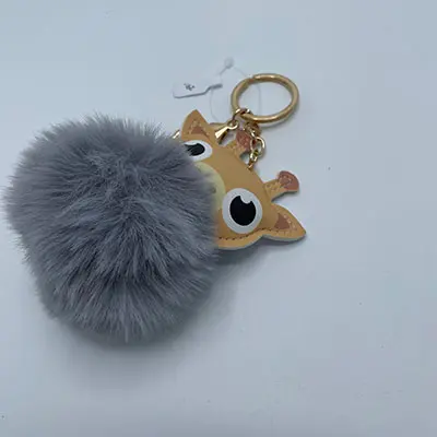 Photo de l’avis officiel: Keychain giraffe Porte-clés avec jouet doux — risque: Risque chimique