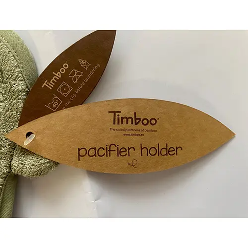 Photo de l’avis officiel: Timboo PACIFIER HOLDER DUCK WHISPER GREEN Porte-sucette — risque: Étouffement & Etranglement