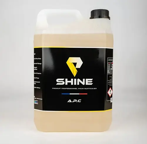 Photo de l’avis officiel: SHINE A.P.C. Nettoyant — risque: Brûlures & Risque chimique
