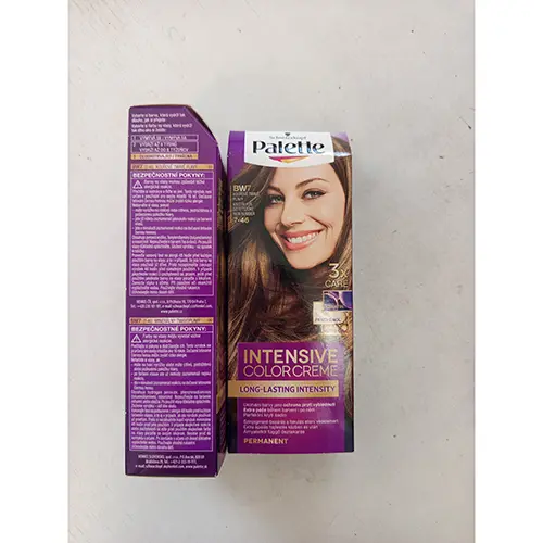 Zdjęcie z oficjalnego zgłoszenia: Schwarzkopf Palette LONG-LASTING INTENSITY, PERMANENT, BW7, 7-46, 3x CARE Farba do włosów — ryzyko: Chemiczne