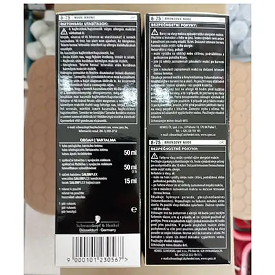 Foto aus der offiziellen Meldung: syoss TRENDING NOW SELECTED WITH COLORISTS Haarfärbemittel — Risiko: Chemikalie