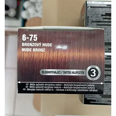 Foto aus der offiziellen Meldung: syoss TRENDING NOW SELECTED WITH COLORISTS Haarfärbemittel — Risiko: Chemikalie