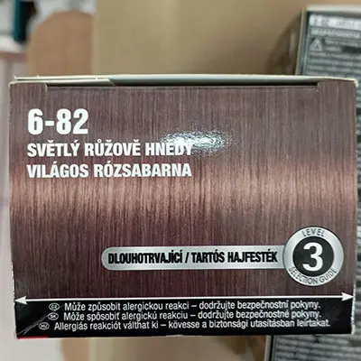 Foto aus der offiziellen Meldung: syoss NEW SALON TRENDS MATALLIC ROSE UNDERTONES Haarfärbemittel — Risiko: Chemikalie (SR/00742/25)