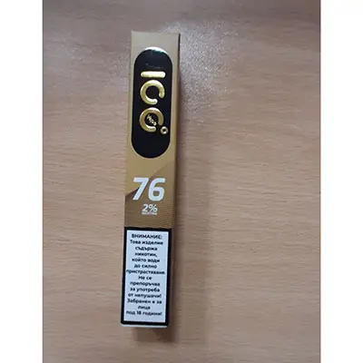 Photo de l’avis officiel: ICE 76 Cigarette électronique jetable — risque: Risque chimique