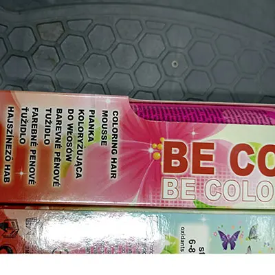 Foto aus der offiziellen Meldung: Wats élysée HAIR COLOR MOUSSE COOL COLORS Haarfärbemousse — Risiko: Chemikalie