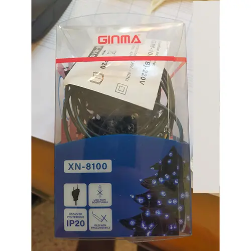 Photo de l’avis officiel: GINMA 100 Led Chaîne d'éclairage — risque: Choc électrique & Incendie (SR/00834/25)