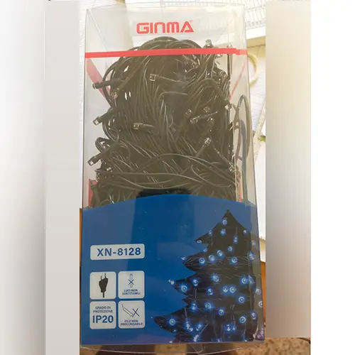 Foto do aviso oficial: GINMA 500 Led Corrente de iluminação — risco: Choque elétrico & Incêndio (SR/00827/25)