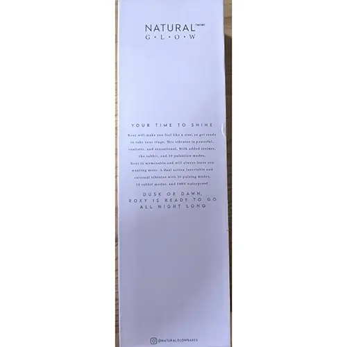 Foto dell’avviso ufficiale: Natural Glow Roxy Rabbit Vibrator Giocattoli del sesso — rischio: Ambiente