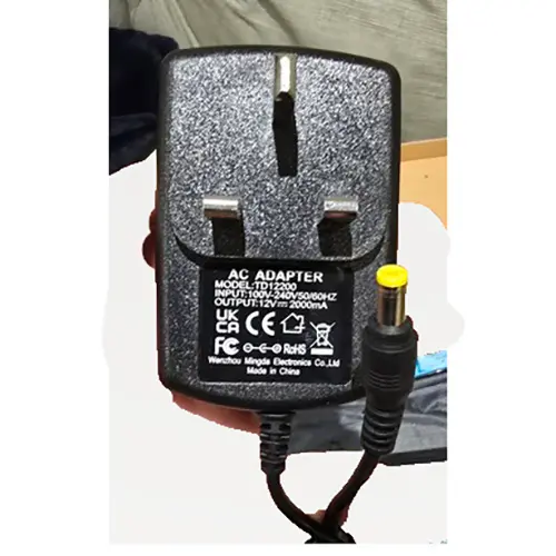 Photo de l’avis officiel: Invospar Power Supply for InvoSpar JC-668 Neck Massager Alimentation électrique — risque: Incendie
