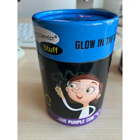 Photo de l’avis officiel: Crazy Scientist Stuff GLOW IN THE DARK PUTTY Slime de jouet — risque: Risque chimique