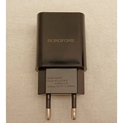 Photo de l’avis officiel: BOROFONE Chargeur USB — risque: Choc électrique