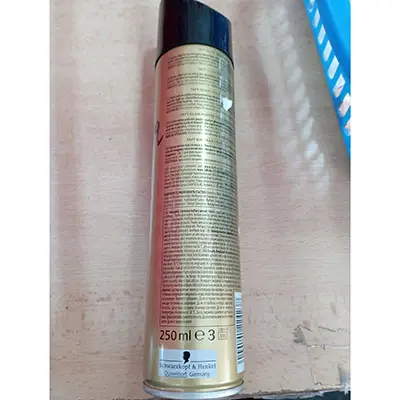 Foto dell’avviso ufficiale: Schwarzkopf taft HAIRSPRAY GLAM WAVY Styles Lacca per capelli — rischio: Rischio chimico