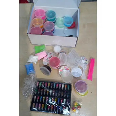 Photo de l’avis officiel: KiddosLand Crystal Slime Slime de jouet — risque: Risque chimique