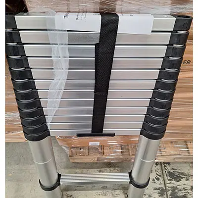Photo from the official notice: TEEMZA 3.8M Telescopic Ladder — injuries risk