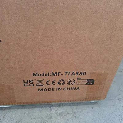 Photo from the official notice: TEEMZA 3.8M Telescopic Ladder — injuries risk