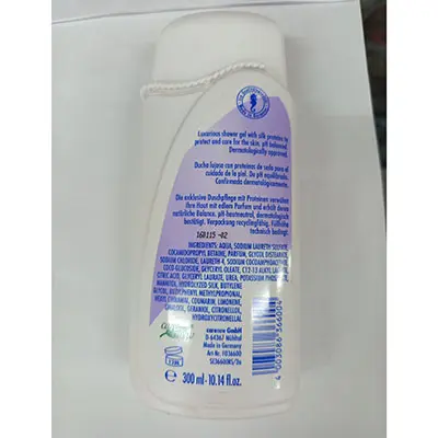 Photo de l’avis officiel: Algemarin PERFUME SHOWER GEL Gel douche — risque: Risque chimique