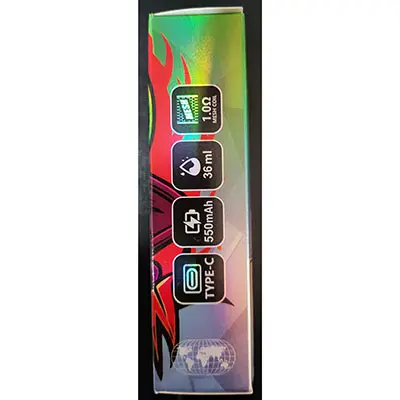 Foto del aviso oficial: bang VAPE WITH A bang DISPOSABLE 30K PRO Cigarrillo electrónico desechable — riesgo: Riesgos químicos (SR/00888/25)
