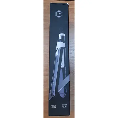 Foto aus der offiziellen Meldung: Elgetec Pro Hair Straighteners Salon Iron Platinum Edition Haarglätter — Risiko: Feuer
