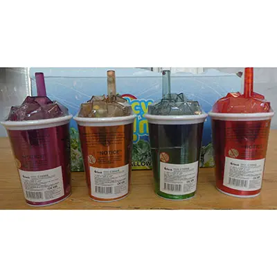 Foto aus der offiziellen Meldung: Torch ICY slime / Crystal Clay ICY slime / Crystal Clay, Blowing Bubbles Spielzeugschleim — Risiko: Chemikalie