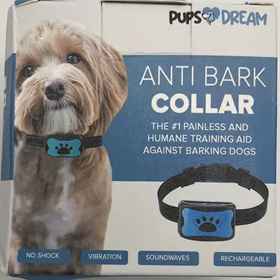 Foto dell’avviso ufficiale: Pups dream Halsband mot Skällning Collare anti corteccia — rischio: Rischio chimico & Ambiente