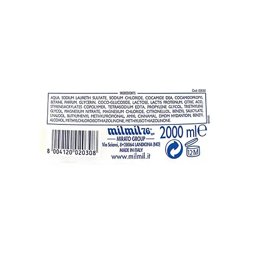 Photo de l’avis officiel: MilMil BAGNO SCHIUMA Mousse de bain — risque: Risque chimique