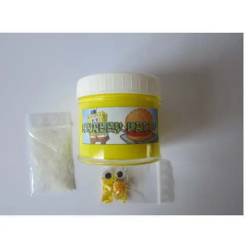 Foto dell’avviso ufficiale: Krabby Patty Slime soffice Krabby Patty Bava di giocattolo — rischio: Rischio chimico