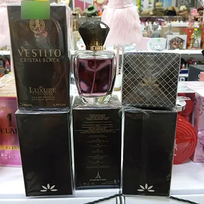 Photo de l’avis officiel: LUXURE PARFUMES VESTITO CRISTAL BLACK — risque: Risque chimique