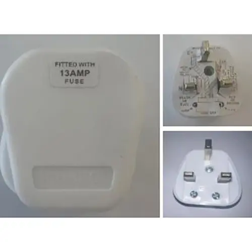 Photo from the official notice: Trade Fittings Direct electric plug — electric shock & fire risk