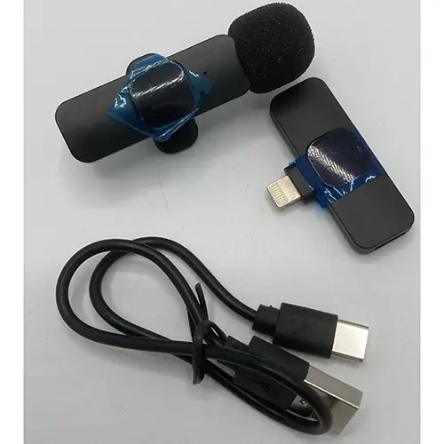 Photo from the official notice: Lavalier Microphone Wireless Noise-Canceling Mini Waterproof Microphone Adaptable To Android wireless micropho — chemical & environment risk