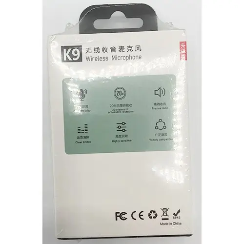 Photo from the official notice: Lavalier Microphone Wireless Noise-Canceling Mini Waterproof Microphone Adaptable To Android wireless micropho — chemical & environment risk