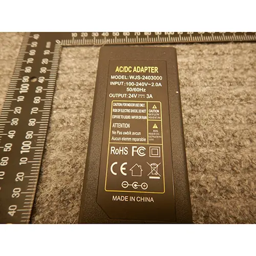 Photo de l’avis officiel: AI-SONIC Alimentation électrique — risque: Choc électrique