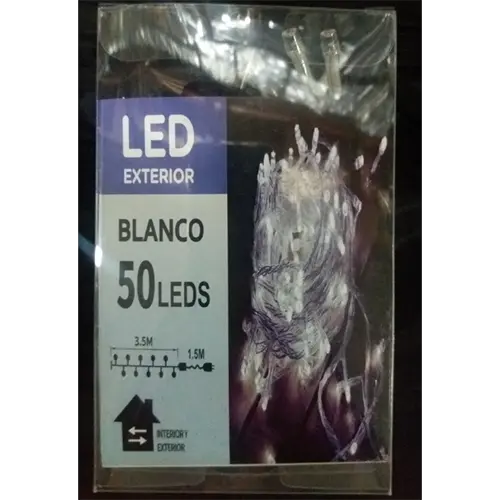 Photo from the official notice: XING GUANG LED EXTERIOR BLANCO lighting chain — burns & fire risk